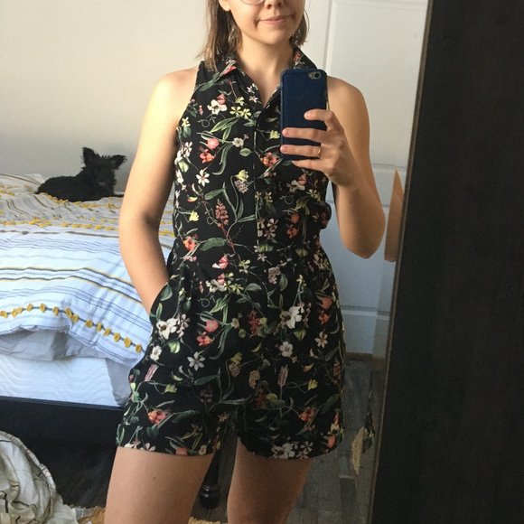 Reitman's Floral Romper - Picture 1 of 2